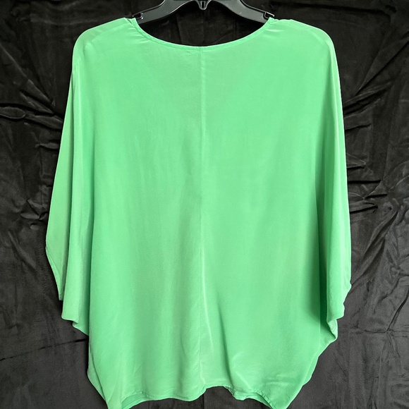 Natori, green silk blouse, size S - Picture 5 of 5